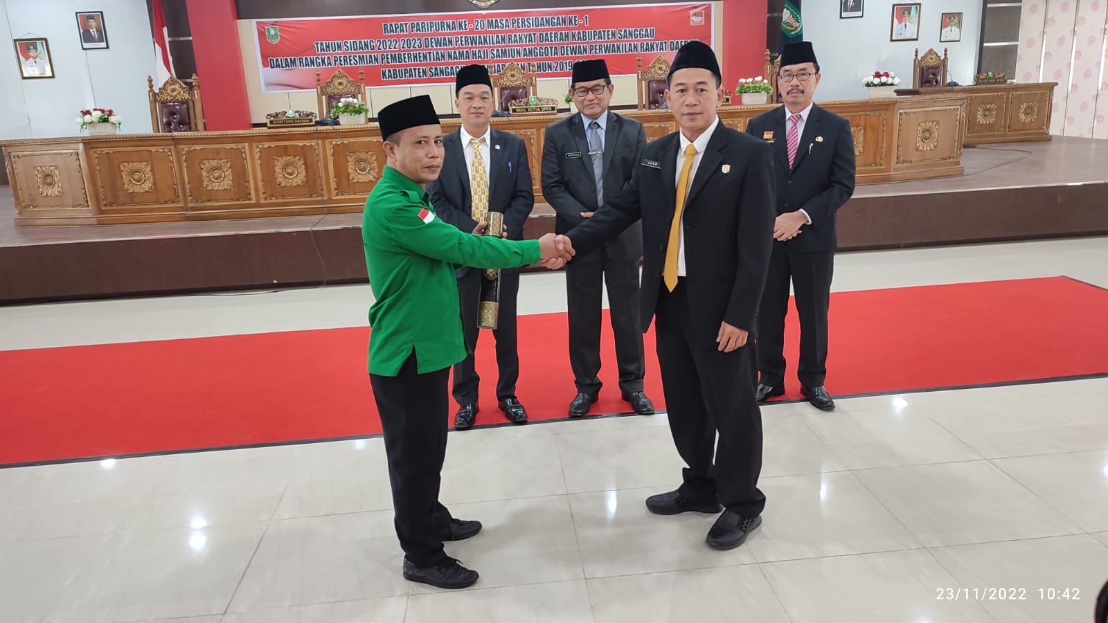 Profile Alm. H. Samiun resmi diberhentikan dengan hormat