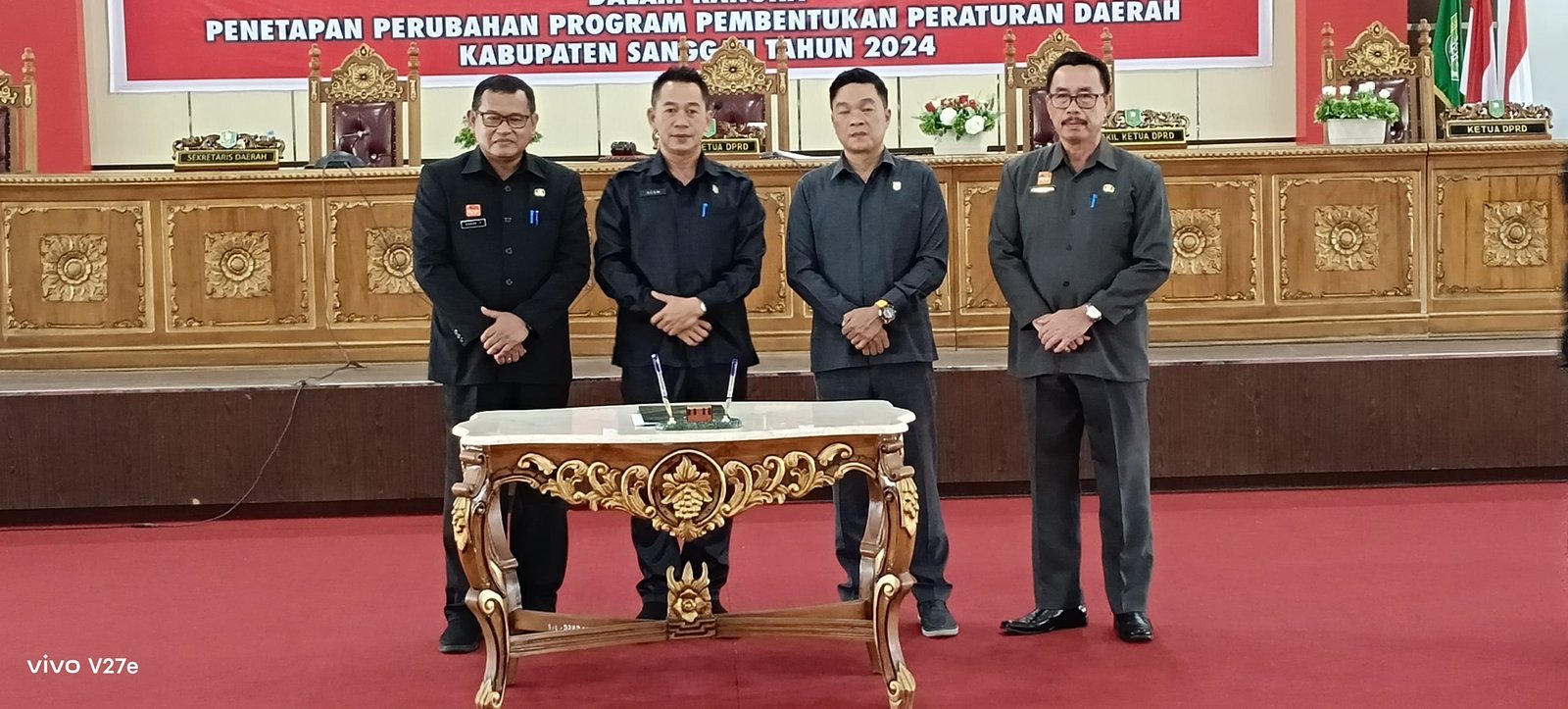 3 Raperda Badan Pembentukan Peraturan Daerah DPRD Kabupaten Sanggau diluar Propemperda