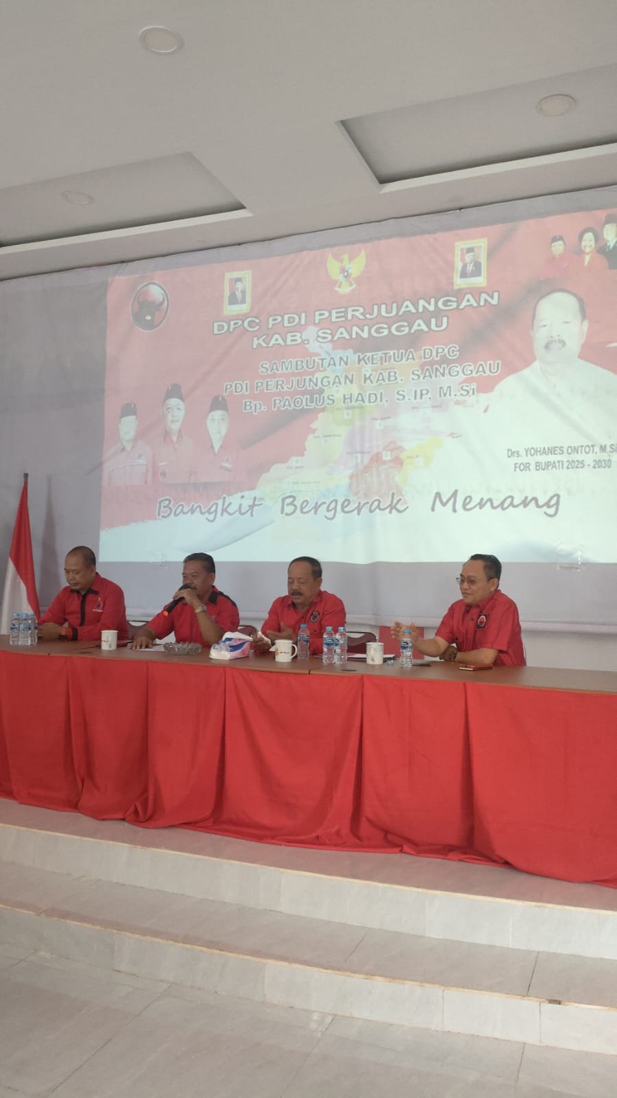 DPC PDI Perjuangan Kabupaten Sanggau menggelar rakor konsolidasi