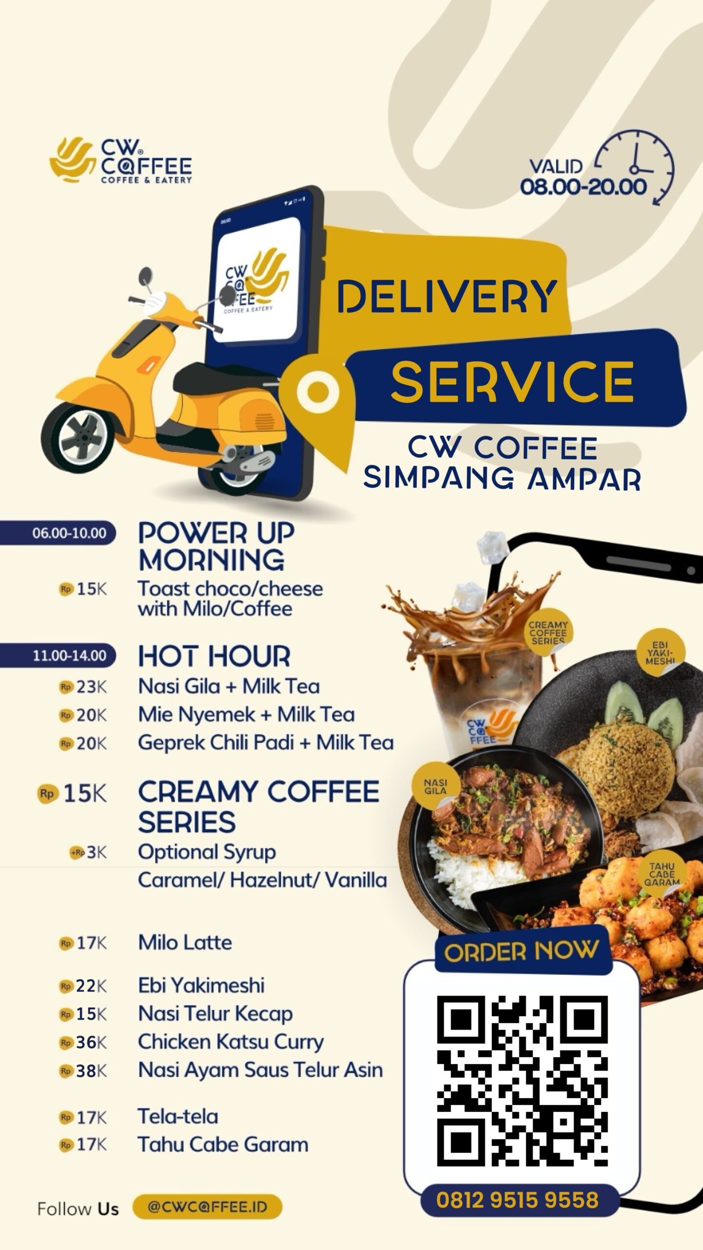 CW Coffee Simpang Ampar Sediakan Layanan Delivery Service, Nikmati Spesial Promo!