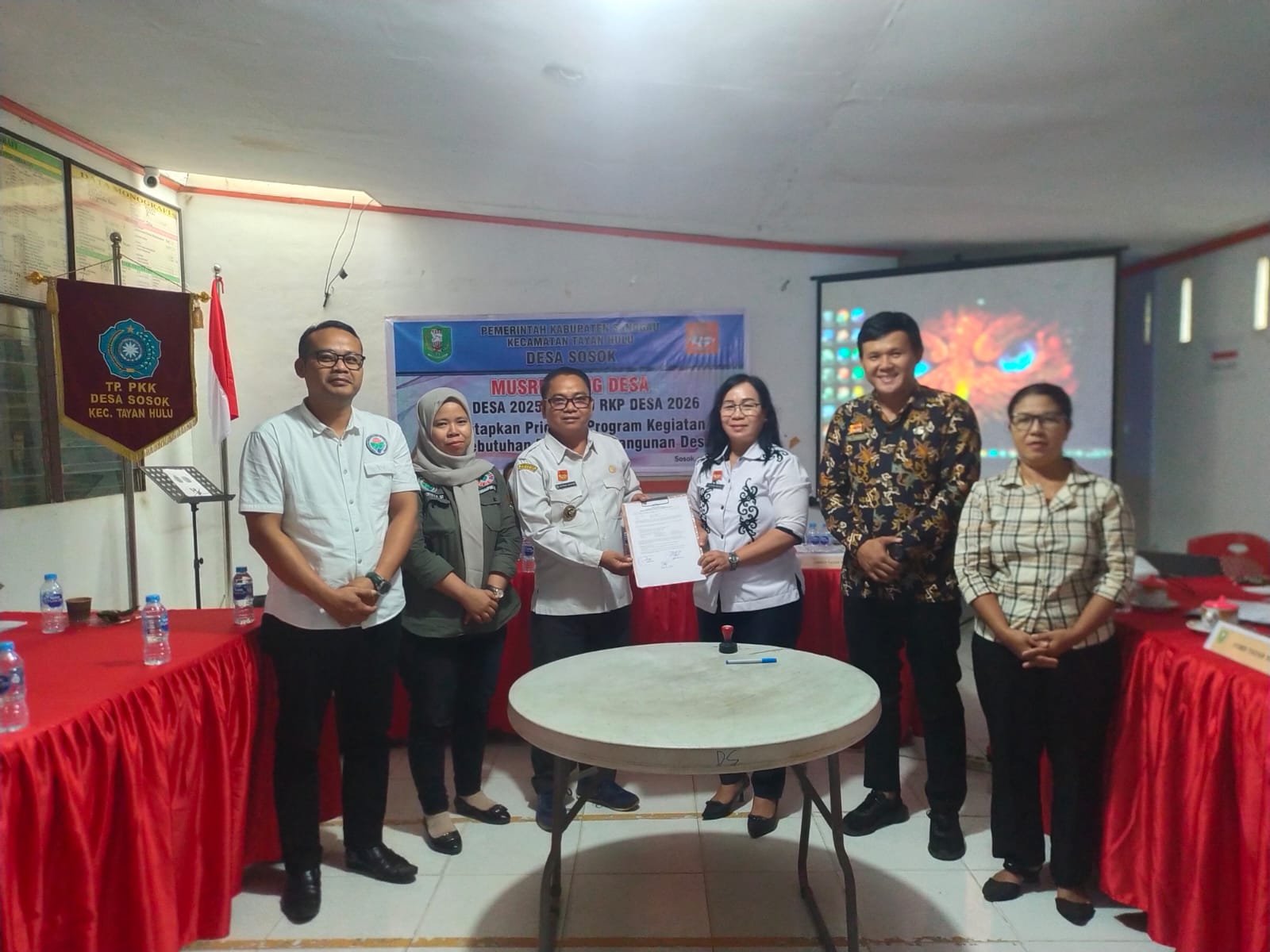 Pemerintah Desa Sosok Laksanakan Musrenbangdes RKPDes Tahun Anggaran 2025