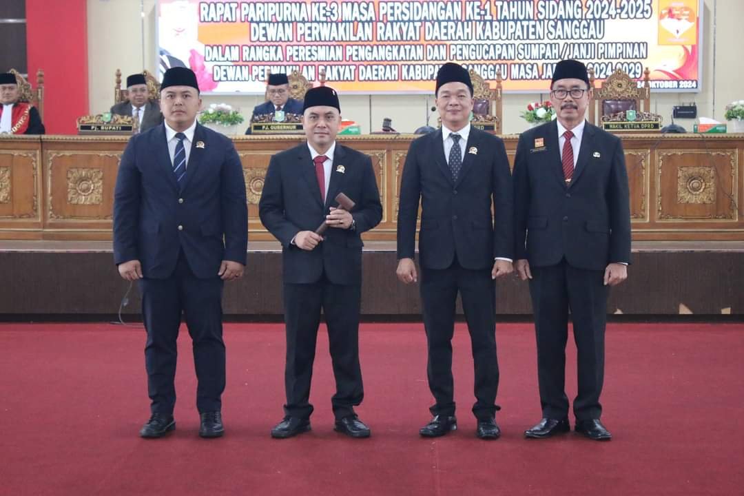Pemberitahuan: Rapat Paripurna Pengambilan Sumpah/Janji Pimpinan DPRD Kabupaten Sanggau Periode 2024-2029