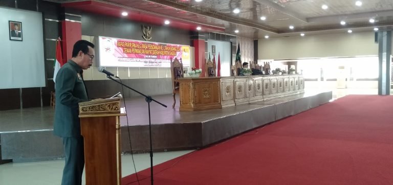 DPRD Kabupaten Sanggau Gelar Rapat Pengumuman Calon Pimpinan Periode 2024-2029