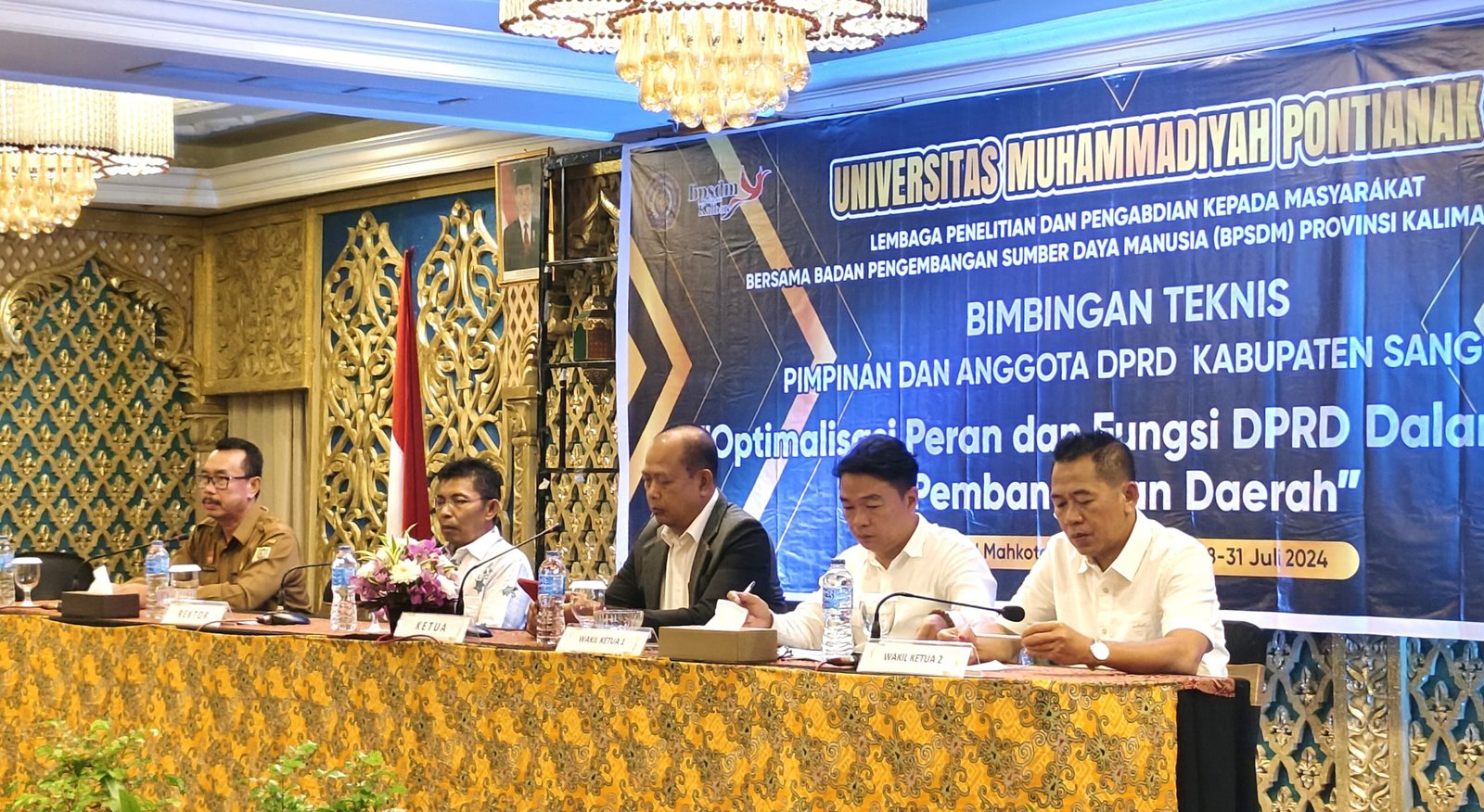 DPRD Kabupaten Sanggau Gelar Bimtek untuk Optimalisasi Peran dan Fungsi dalam Sinergi Pembangunan Daerah