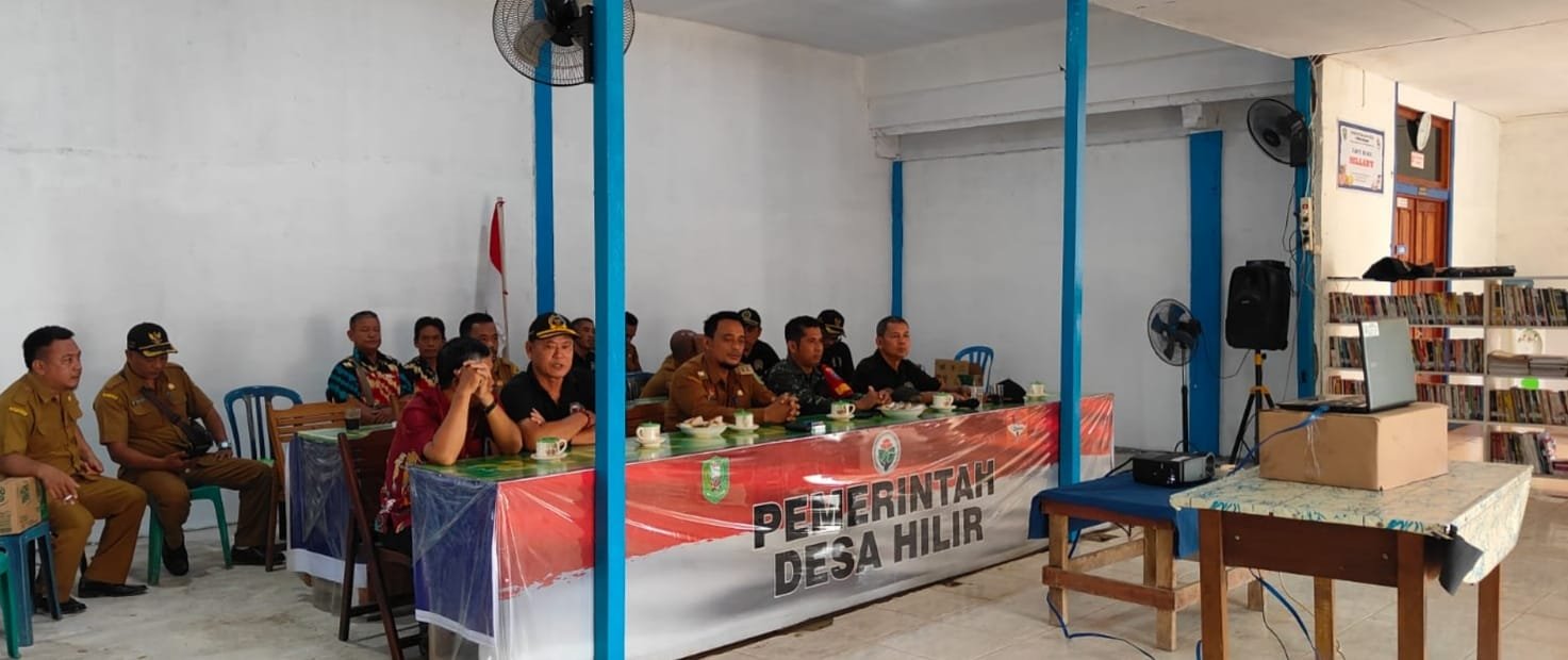 Kepala Desa Hilir Hadiri Peresmian Dangau Hukum Kejari Kabupaten Sanggau Secara Daring