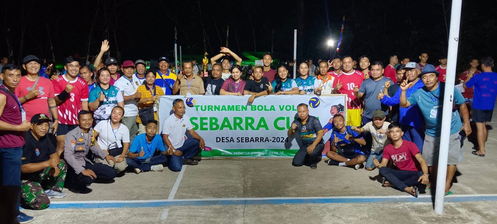 Final Turnamen Bola Volly Sebarra Cup 1 2024