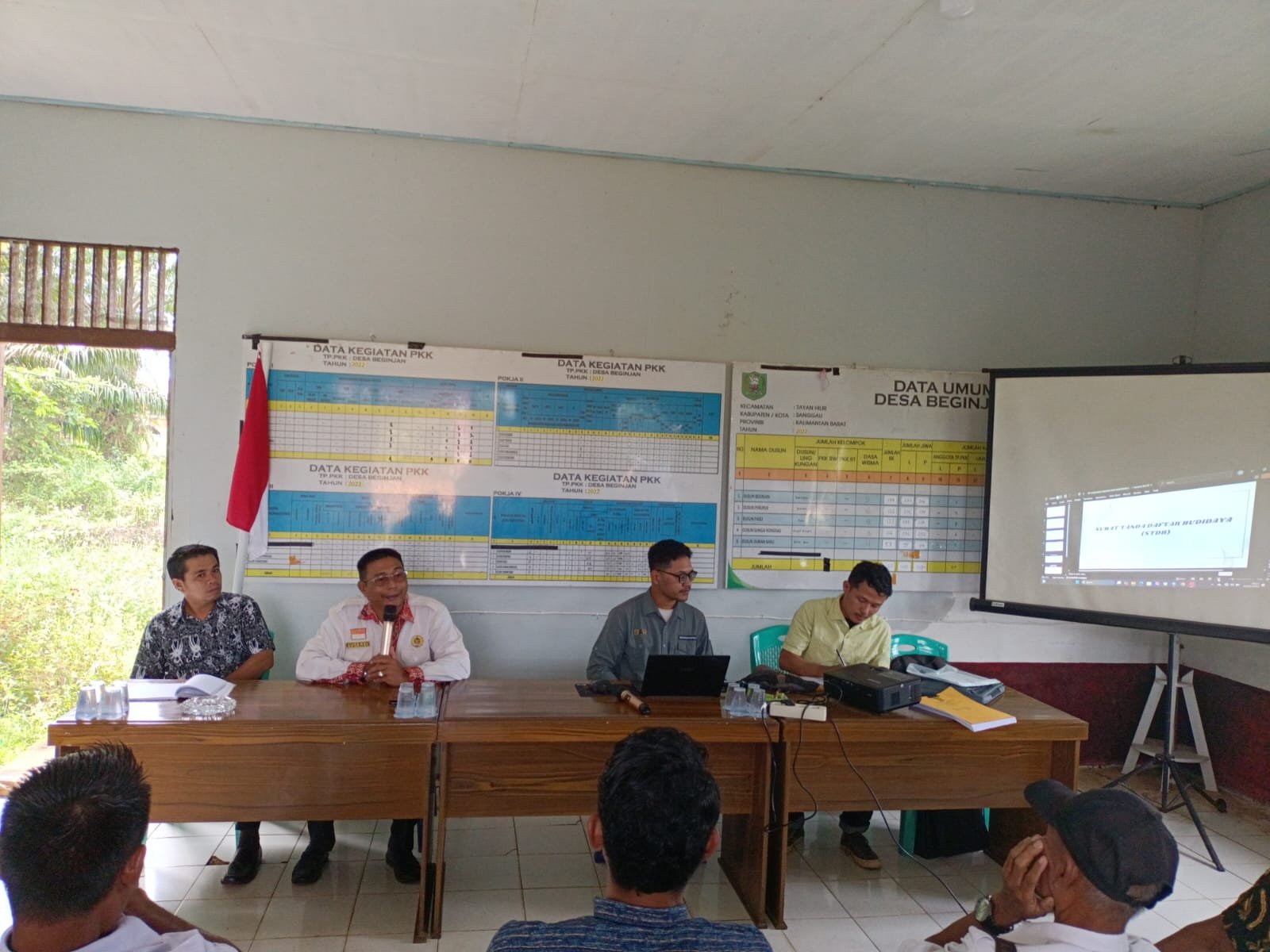 Pemerintah Desa Beginjan Adakan Sosialisasi Pemetaan dan Pendataan Petani Mandiri
