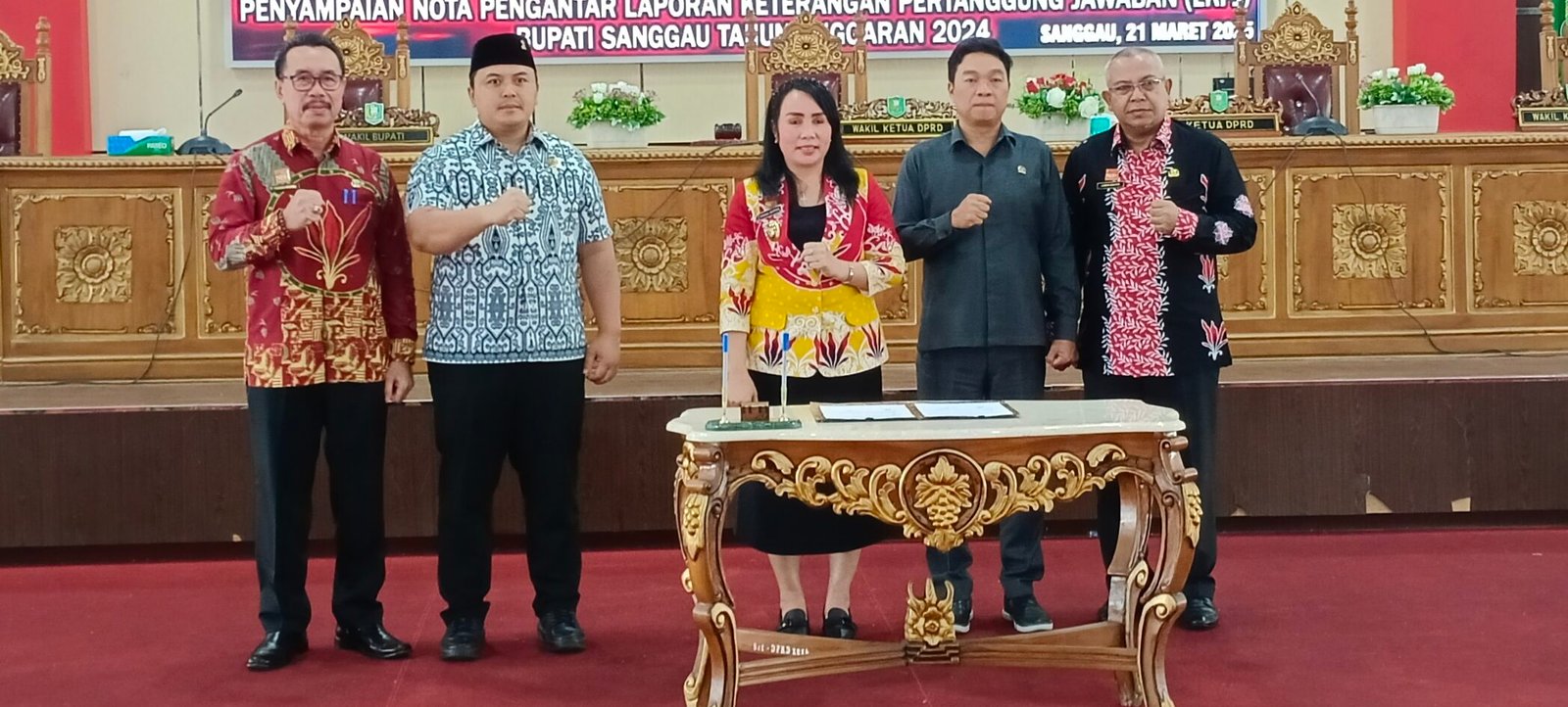 Rapat Paripurna DPRD Kabupaten Sanggau: Penyampaian Nota Pengantar LKPJ Bupati Tahun 2024