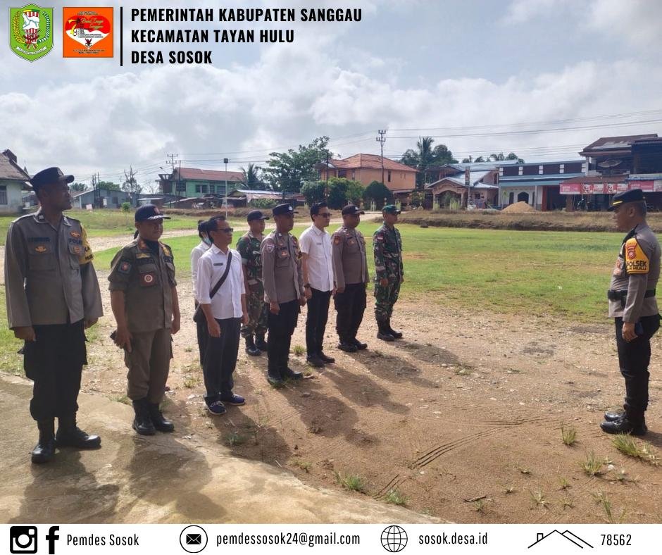 Pemerintah Desa Sosok Ikuti Monitoring Terpadu Jelang Idul Fitri 1446 H