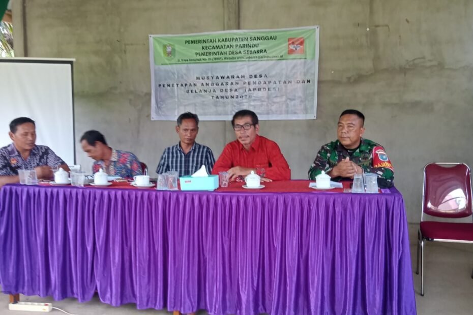 Musyawarah Desa Sebarra Tetapkan 22 KPM Penerima BLT-DD Tahun 2025