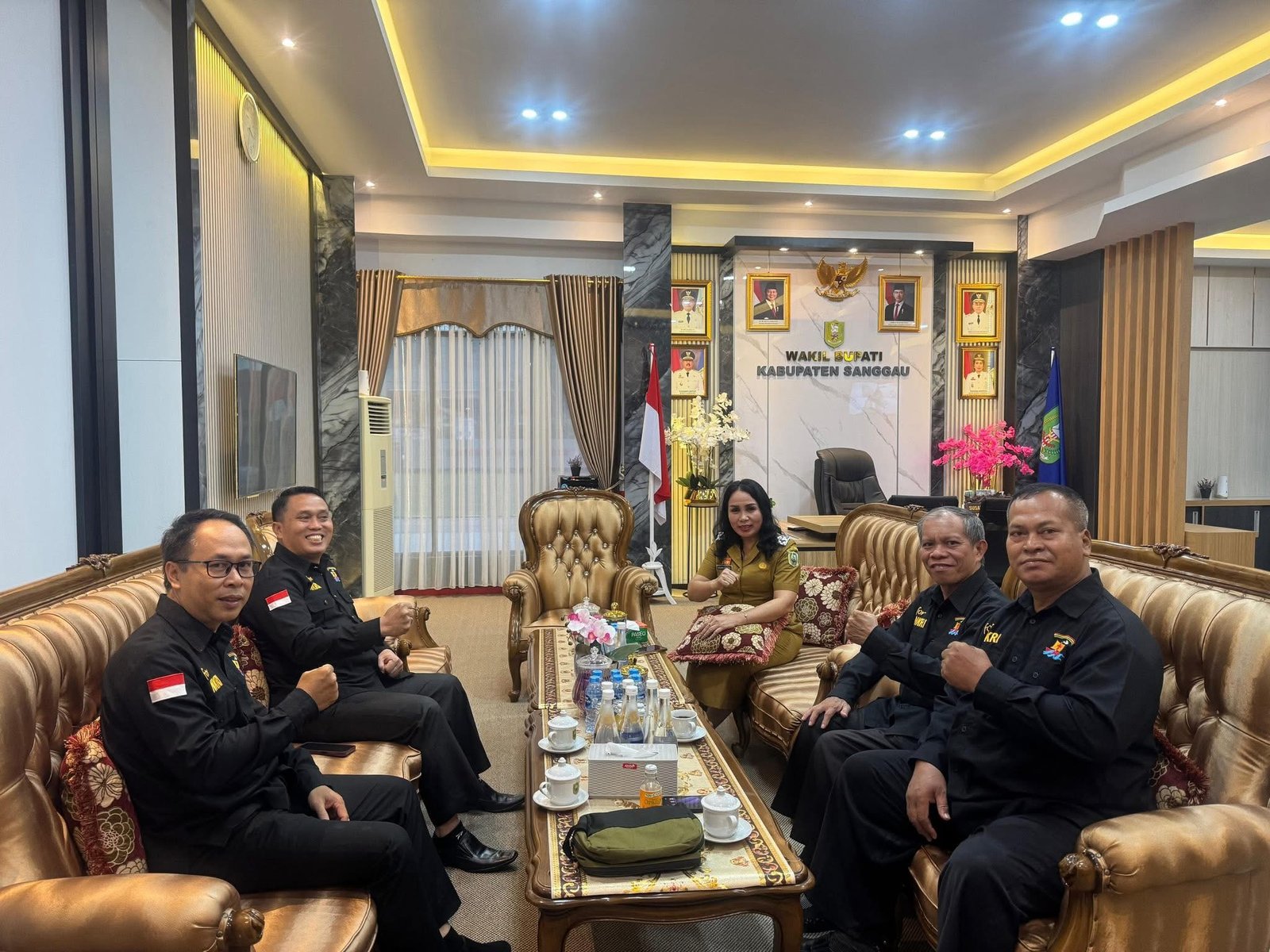 Wakil Bupati Kab. Sanggau bu Susana Herpena, S. Sos., MH.Terima Kunjungan BAMAG untuk Perkuat Silaturahmi dan Koordinasi