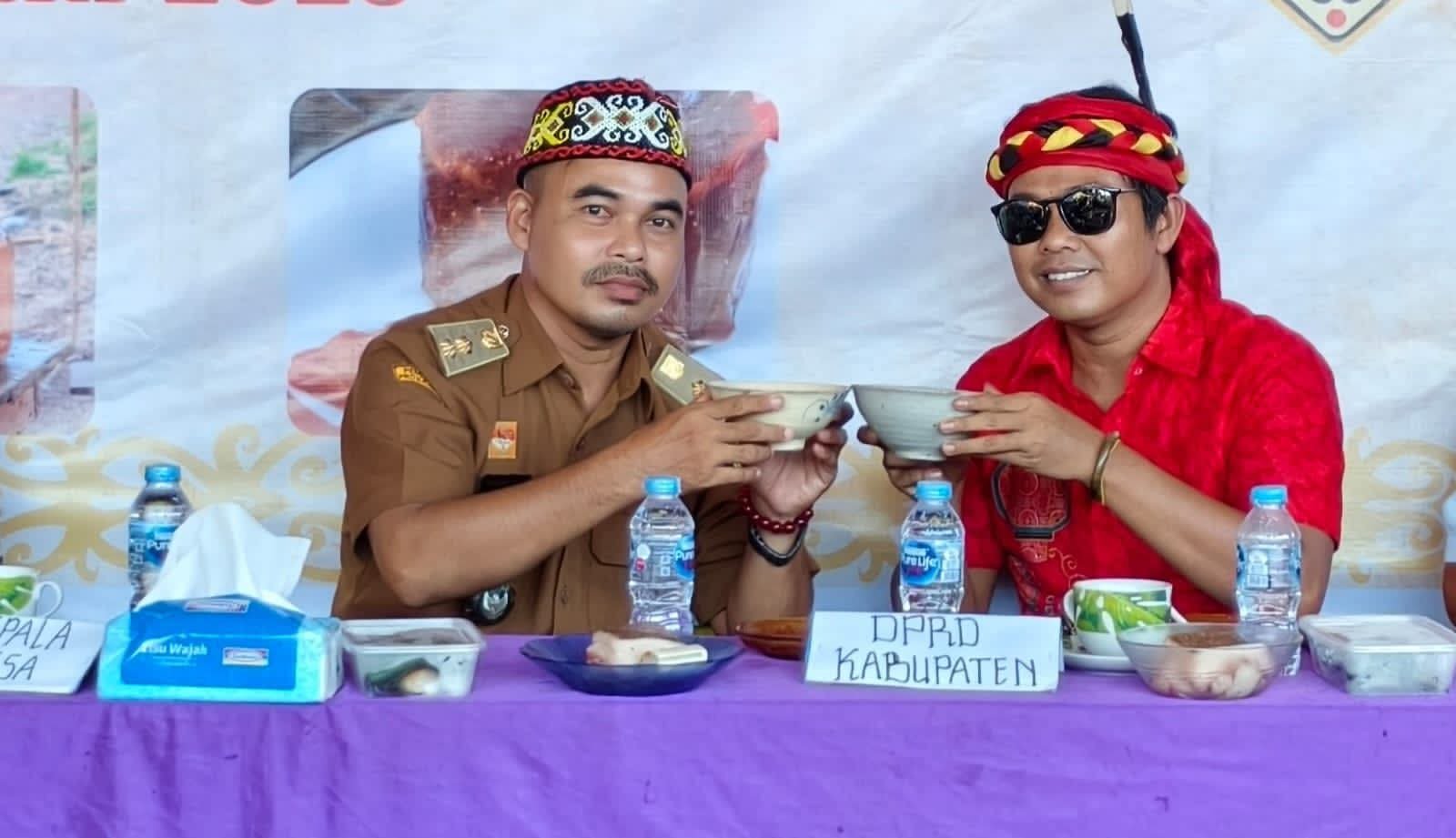 Kancilkus Aktif Berpartisipasi Menghidupkan Adat dan Budaya Dayak dalam Penutupan Emparadio di Dusun Kelompu, Desa Sungai Jaman