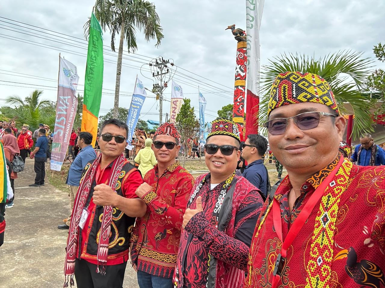 Sutardi Kepala Desa Beginjan apresiasi Gawai Dayak Nosu Minu Podi XXI