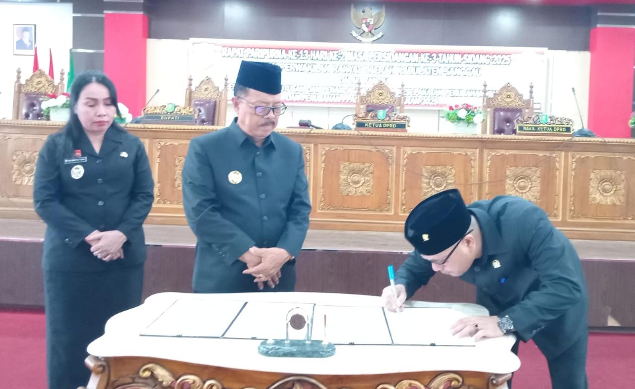 DPRD dan Pemkab Sanggau Sepakati Perubahan KUA-PPAS 2025 dalam Rapat Paripurna