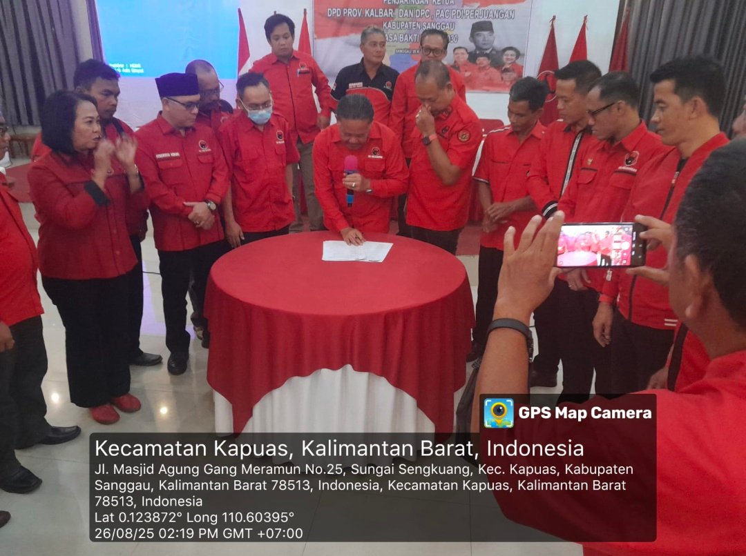 Dewan Pimpinan Cabang (DPC) PDI Perjuangan Kabupaten Sanggau menggelar rapat konsolidasi dan musyawarah pasca Kongres VI